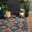 Tapis bleu / orange intérieur / extérieur Jaipur Living Dez-1237934244