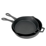 Bayou Classic Seasoned Cast Iron Non-Stick Skillet Set