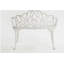 Banc en fonte d'aluminium