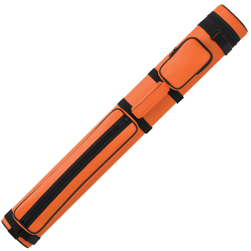 2x2 Oval Hard Pool Cue Case, Orange