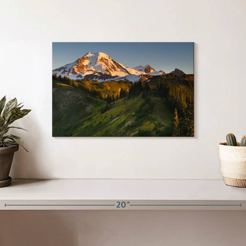 Alvord Sunrise Over Mt. Baker, H 8 po x l 12 po