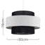 Nellie 19cm H Linen Drum Pendant Shade ( Clip On )-40557671