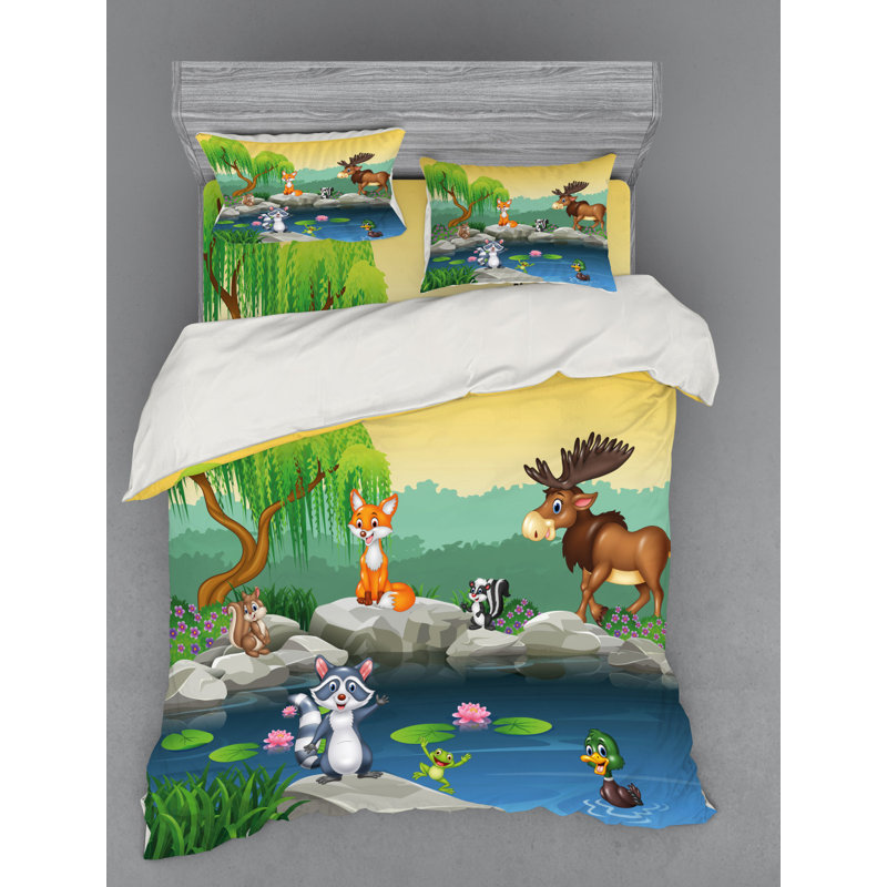 Ensemble de housse de couette en microfibre, Housse de couette grand + 3 pièces supplémentair