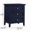 Luca 3-drawer Nightstand-1676198003