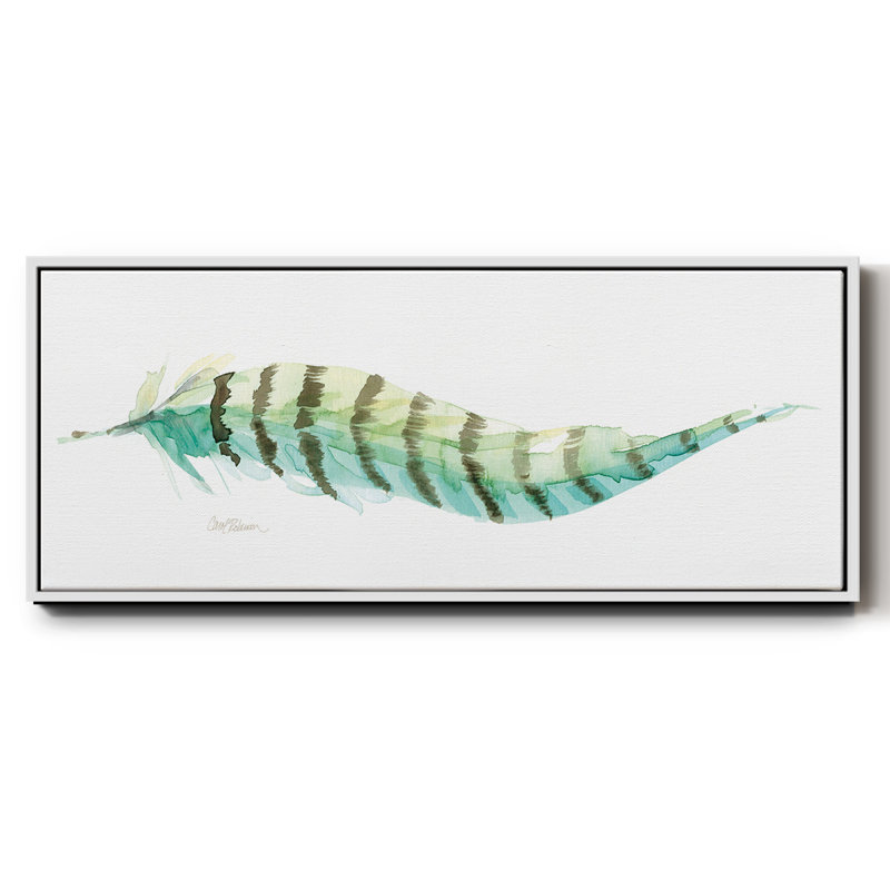Tail Feather II- Framed Canvas