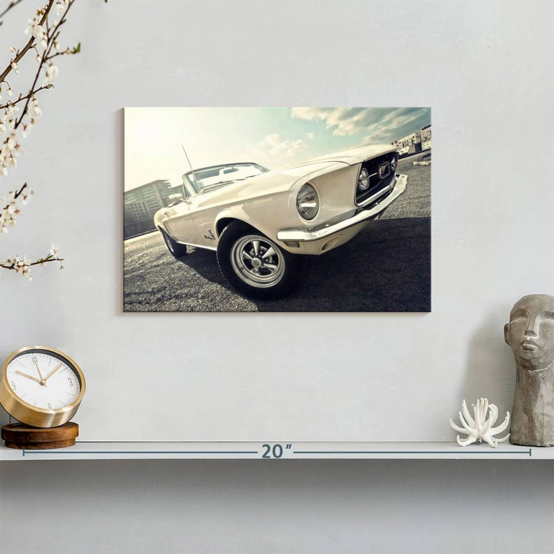 Voiture décapotable Ford Mustang de 1968, H 8 po x l 12 po