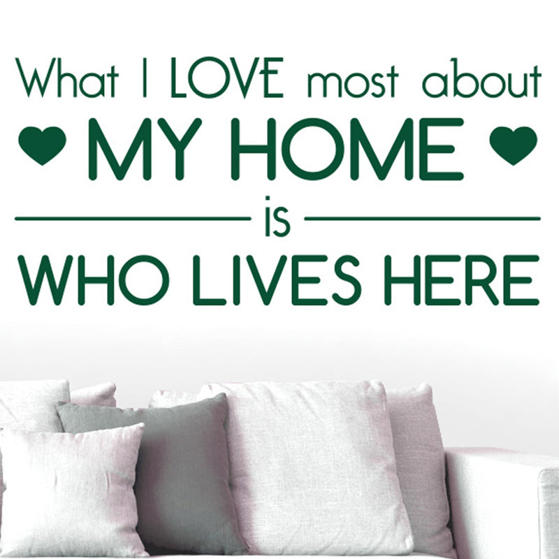 Wall Decal, Dark Green, Medium