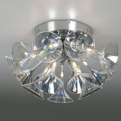 Wilmer Glass Flush Mount