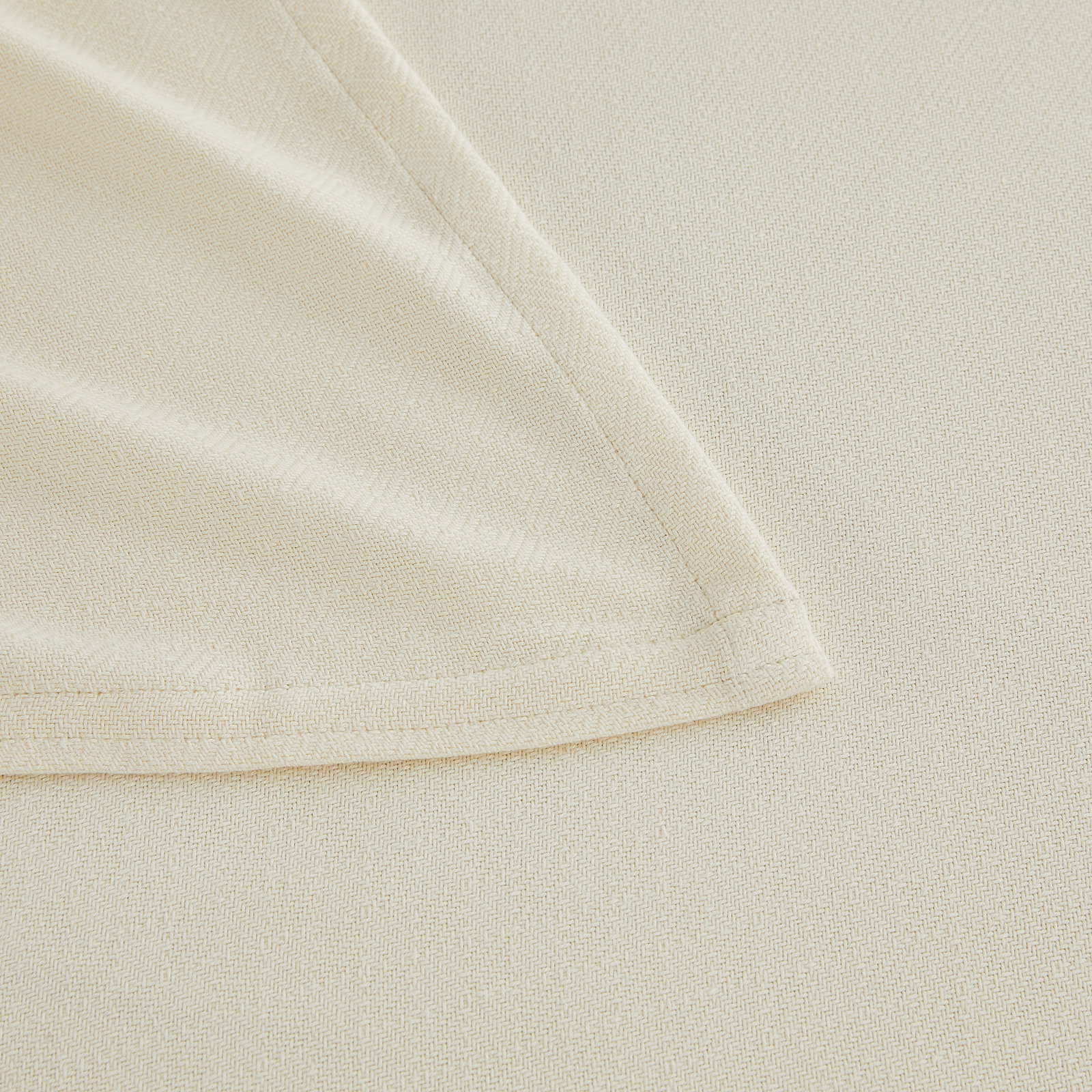 Diamond Rayon From Bamboo Cotton Blanket, Cream, King