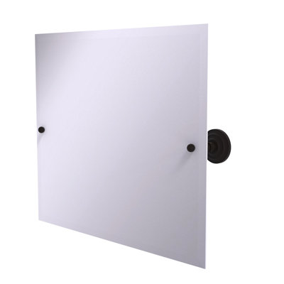 Miroir rectangulaire de salle de bain inclinable Meira