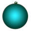 Vickerman 2.4" Dark Teal Shiny Ball Ornament.