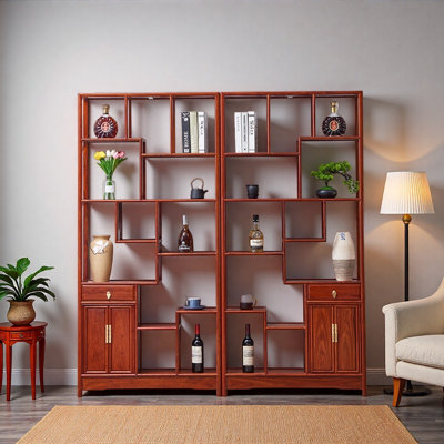 New Chinese Classic Retro Bookcase