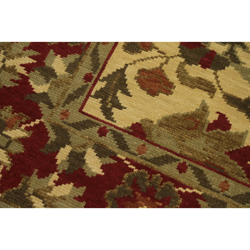 Floral Indian Area Rug 7x10