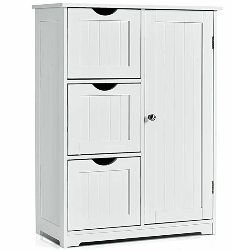 Hilda Freestanding Bathroom Cabinet, White