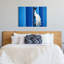 3AP6128 Unconventional Womenscape #5, Indigo by Julian Lauren - Wrapped Canvas Art Prints-2140129936