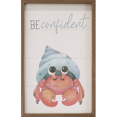 Be Confident Crab White