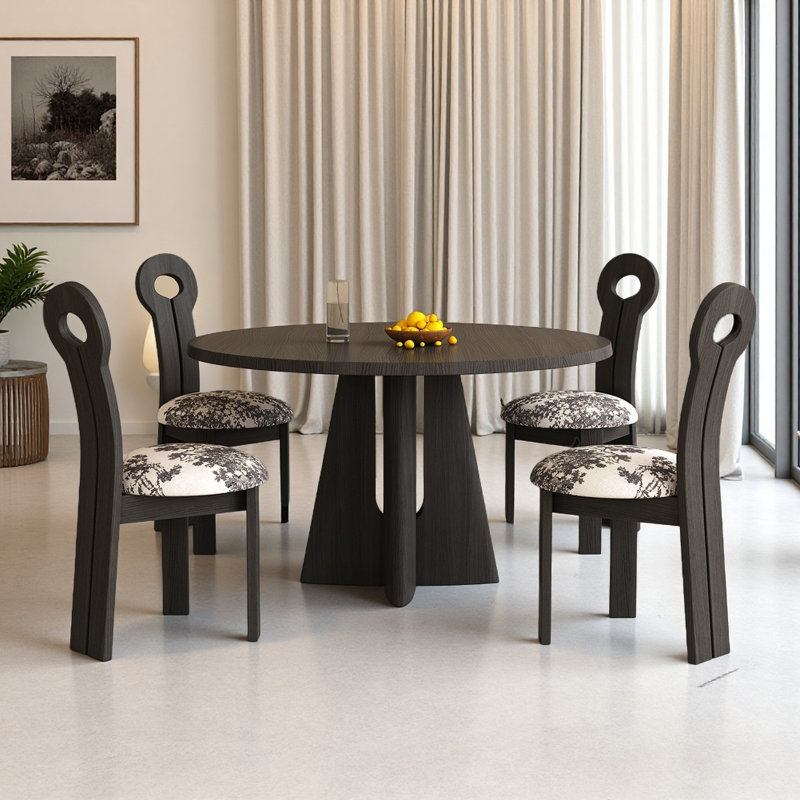 Table de salle à manger French French, Noir