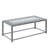 Coffee Table, Accent, Cocktail, Rectangular, Living Room, 42" L, Metal, Tile-1962709863