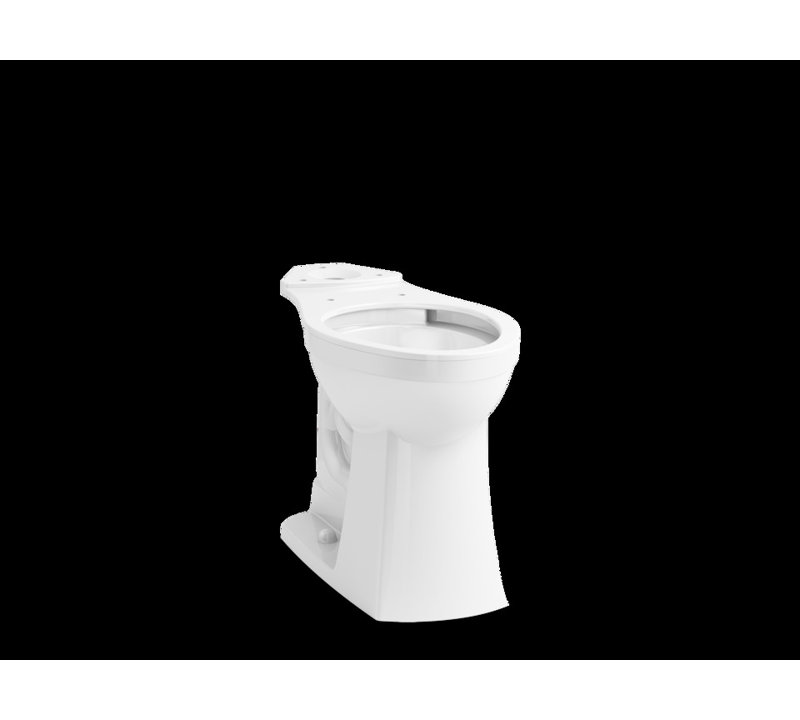 Grande cuvette de toilette allongée Kelston, Blanc