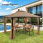 Housse de remplacement pour pavillon de jardin Naibe-1144401976