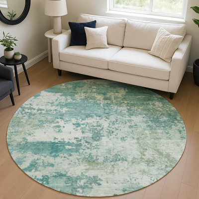 Machine Washable Indoor/Outdoor Jadiel ACN2366 Abstract Rug