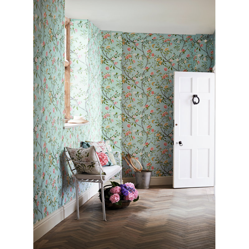 Nostell Priory Wallpaper, Old Gold/Green