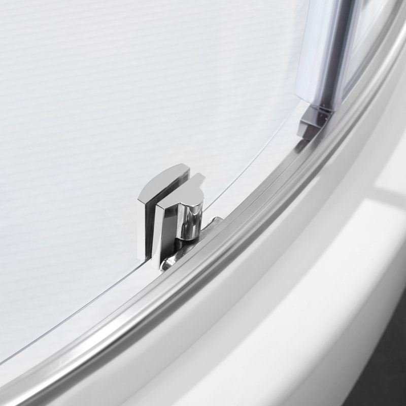 Ensemble de douche ronde réversible avec cadre Breeze l 40,08 po x P 40,08 po x H 76,97 po Breeze