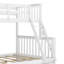 Lit superposé simple au dessus d'un lit double avec tiroirs Jhala Kids-1044908637