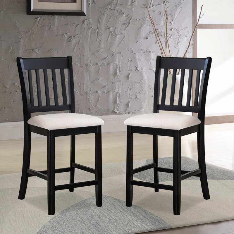 Chaises de comptoir, ensemble de 2