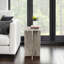 Petite table en marbre Rommi, blanc-226105594