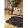 Oguz Gray Faux Sheepskin Fur Area Rug