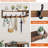 Wall Mounted Coat Rack With Shelf, Key Hooks And Mail Holder - Multi-Functional Entryway Organizer, Floating Shelf With Storage For Hats, Coats And Keys - Durable Solid Wood Construction-1399985642