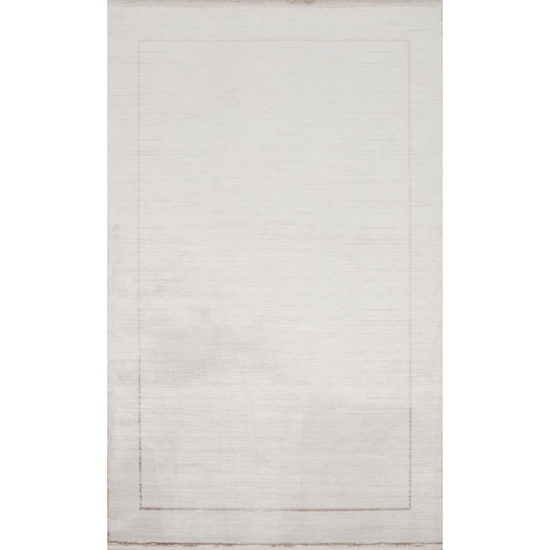 Tapis ivoire minimaliste moderne Modern Living 5 x 8
