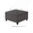 Large Square Wooden Legs Storage Ottoman-210462724