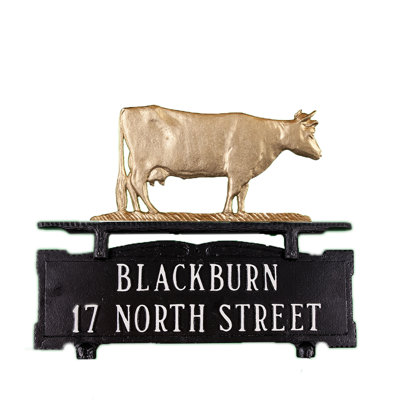 Metal Mailbox Sign