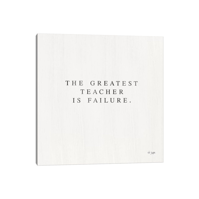 Greatest Teacher Is by Jaxn Blvd. - Wrapped Canvas Gallery-Wrapped Canvas Giclée, 93.98 cm H x 93.98cm W