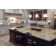 33" Hammered Copper Apron Front Single Basin Kitchen Sink w/ Scroll Design and Nickel Background