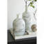 Vase Svirla - tourbillon noir et blanc