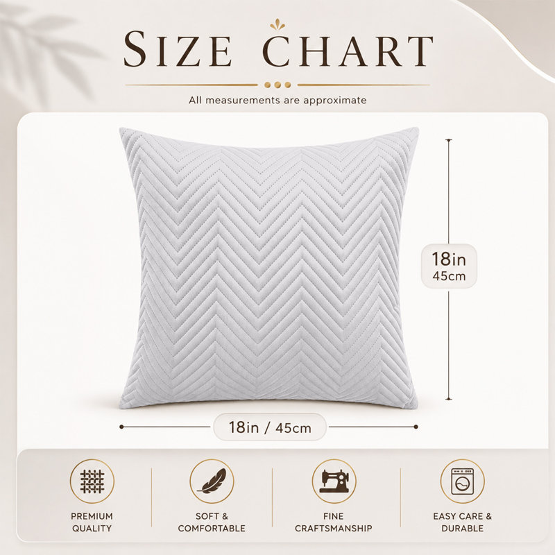 Square Cushion, Silver