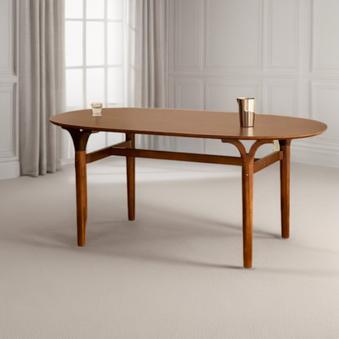 Everly Quinn Solid wood dining table home oval - Wayfair Canada