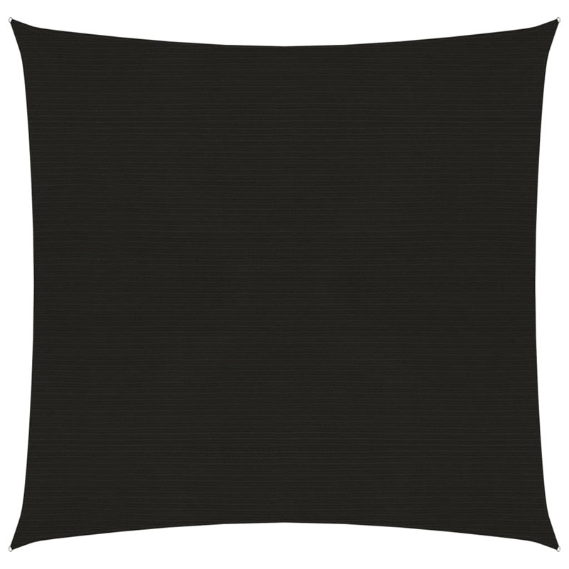 Ortley Sunshade Sail 160 g/m² HDPE, 450cm W x 450cm L, Black