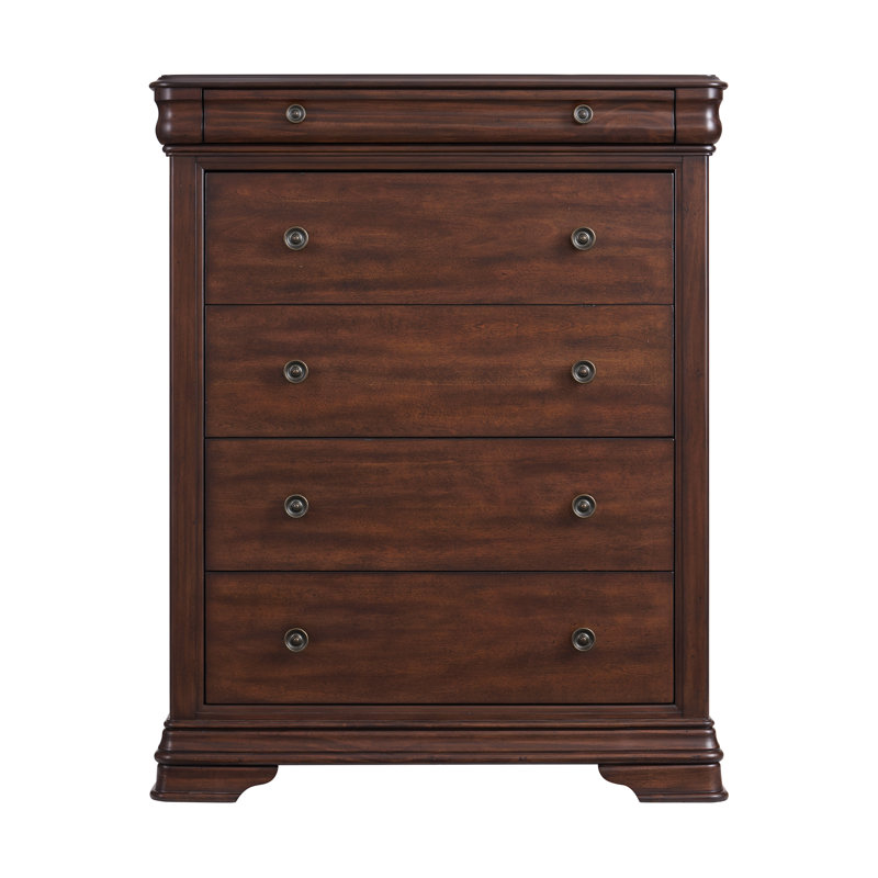 Dornhof 5-Drawer Solid Wood Chest