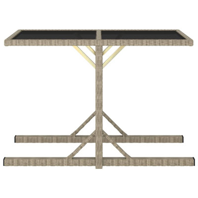 Ensemble bistro rectangulaire pour 2 personnes
