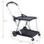 Chariot utilitaire pliable Chariots utilitaires pliables multi-usage à 2 niveaux avec paniers Carrito Para Supermercado Con Ruedas-118504523