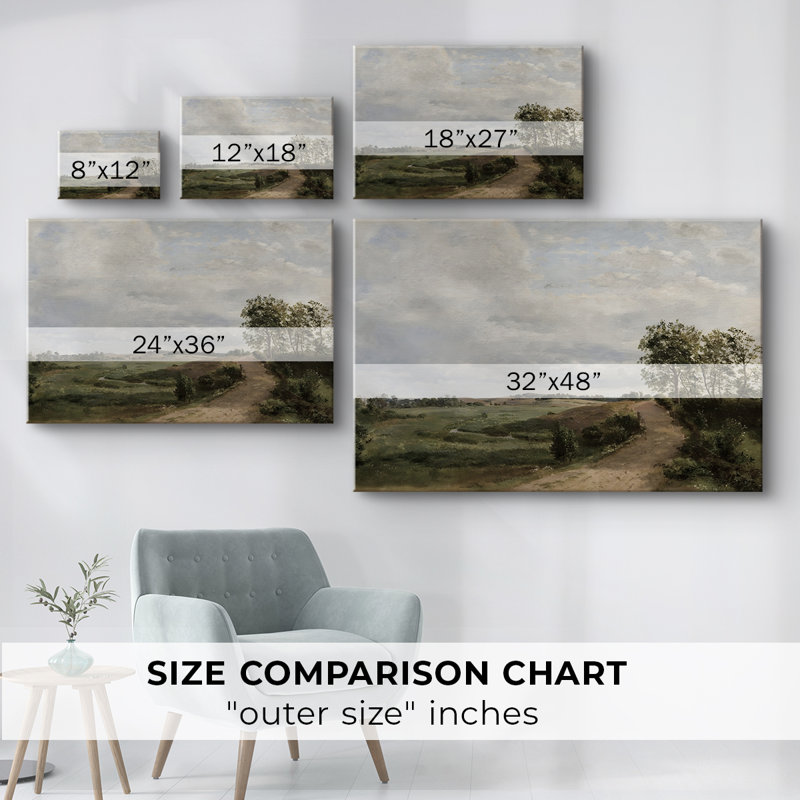 Paysages rétro-DCCCLXVII -Galerie enveloppée Cavas, 32 x 48