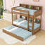 Lit superposé en bois avec lit gigogne simple et tablettes-1093742960-1093742962