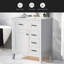 30" Bathroom Vanity Without Sink, Cabinet Base Only, Bathroom Cabinet With Drawers, Solid Frame And MDF Board-108206384-108206386