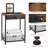 Side Table with USB 2-Pack Brown