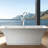 Freestanding Bathtub Faucet with Hand Shower-129589929