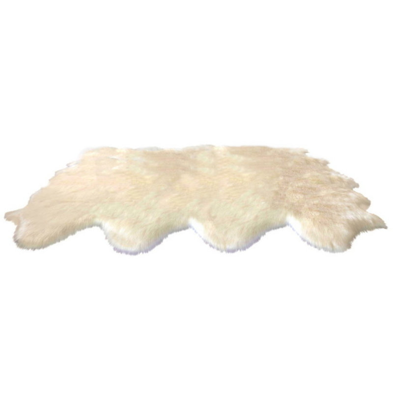 Tapis crème foncé luxueux Wickstrom, Nouveauté 6 pi x 8 pi